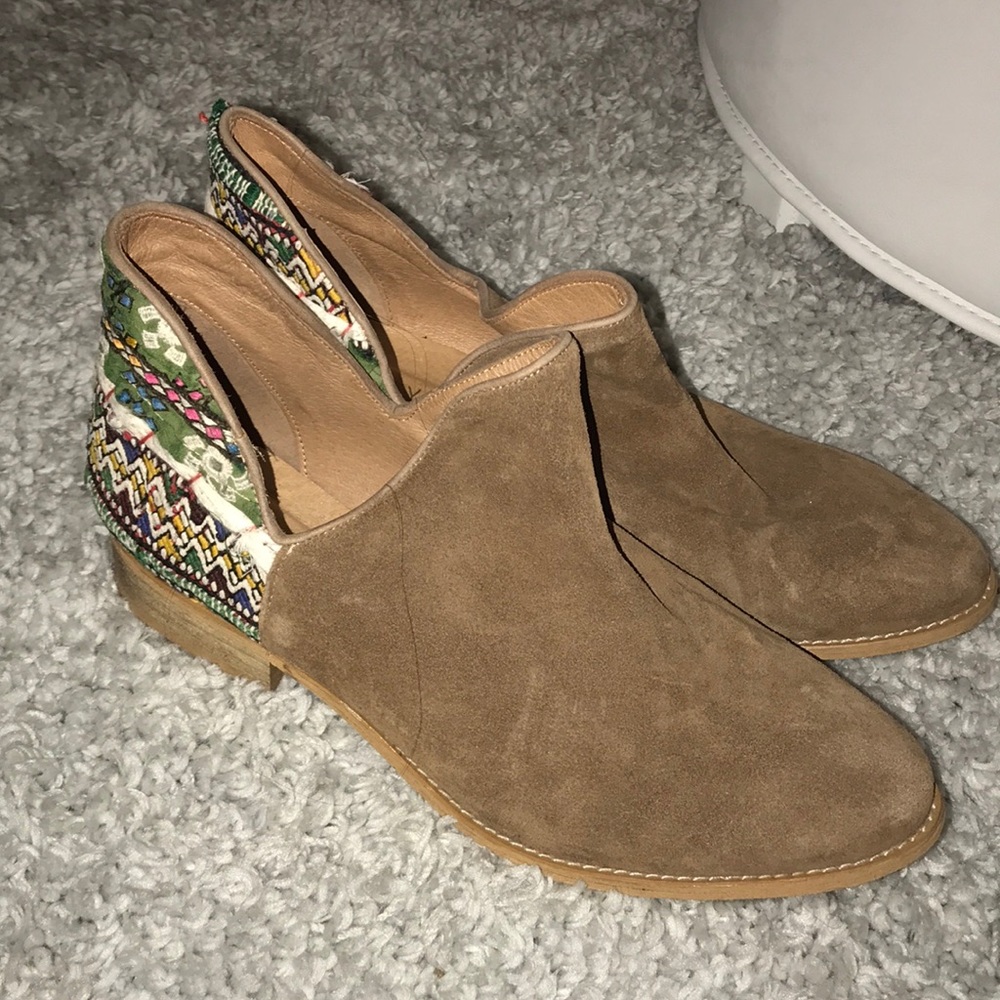 Tan Ankle Booties